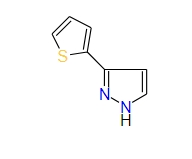 3-(Thiophen-2-yl)-1H-pyrazole, 97%