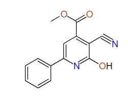 Methyl 3-cyano-2-hydroxy-6-phenylpyridine-4-carboxylate