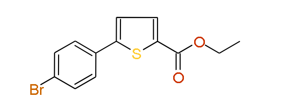 Ethyl 5-(4-bromophenyl)thiophene-2-carboxylate, 97%
