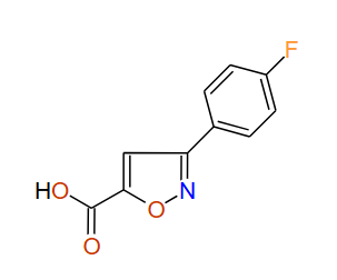 3-(4-Fluorophenyl)isoxazole-5-carboxylic acid, 97%