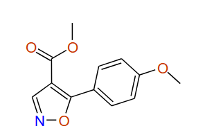 Methyl 5-(4-methoxyphenyl)isoxazole-4-carboxylate, 97%