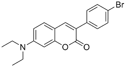 3(4'-Bromophenyl)-7-diethylaminocoumarin