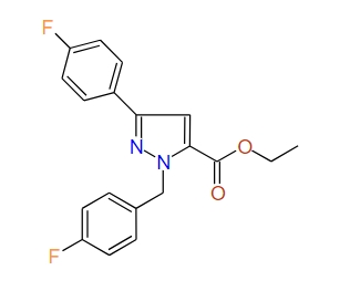 Ethyl 1-(4-fluorobenzyl)-3-(4-fluorophenyl)-1H-pyrazole-5-carboxylate