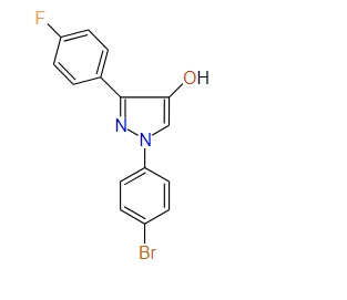 1-(4-Bromophenyl)-3-(4-fluorophenyl)-1H-pyrazol-4-ol, 97%