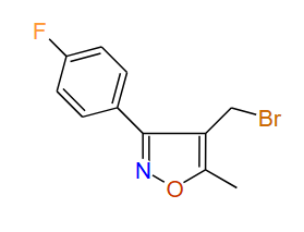 4-(bromomethyl)-3-(4-fluorophenyl)-5-methylisoxazole, 97%