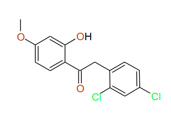 2-(2,4-Dichlorophenyl)-1-(2-hydroxy-4-methoxyphenyl)ethanone, 97%