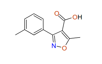 5-Methyl-3-(3-methylphenyl)-4-isoxazolecarboxylic acid