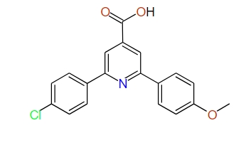 2-(4-Chlorophenyl)-6-(4-methoxyphenyl)pyridine-4-carboxylic acid