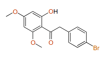 2-(4-Bromophenyl)-1-(2-hydroxy-4,6-dimethoxyphenyl)ethanone, 97%