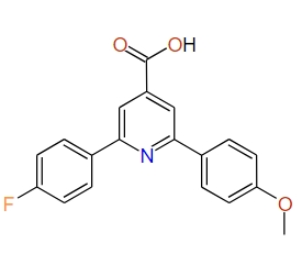 2-(4-Fluorophenyl)-6-(4-methoxyphenyl)pyridine-4-carboxylic acid