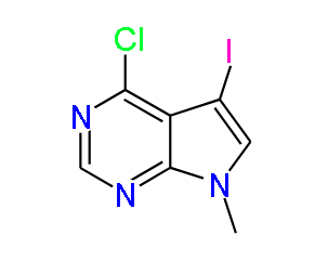 4-Chloro-5-iodo-7-methyl-7H-pyrrolo[2,3-d]pyrimidine, 95%