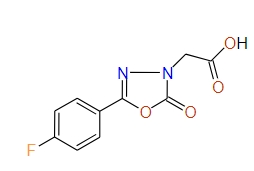 2-(5-(4-Fluorophenyl)-2-oxo-1,3,4-oxadiazol-3(2H)-yl)acetic acid, 95%