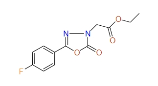 Ethyl 2-(5-(4-fluorophenyl)-2-oxo-1,3,4-oxadiazol-3(2H)-yl)acetate, 97%