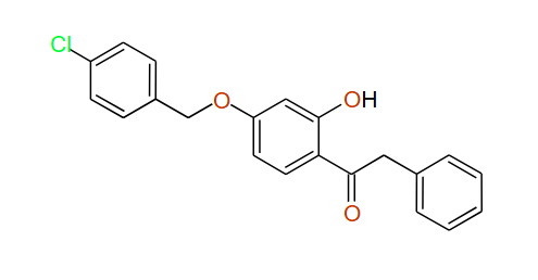 1-(4-(4-Chlorobenzyloxy)-2-hydroxyphenyl)-2-phenylethanone, 97%