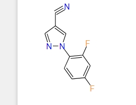 1-(2,4-Difluorophenyl)-1H-pyrazole-4-carbonitrile, 97%