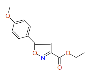 Ethyl 5-(4-methoxyphenyl)isoxazole-3-carboxylate, 97%