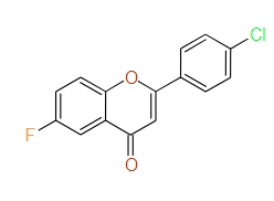 2-(4-Chlorophenyl)-6-fluoro-4H-chromen-4-one, 98%