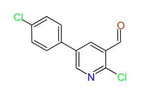 2-Chloro-5-(4-chlorophenyl)pyridine-3-carbaldehyde, 97%