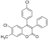 6-Chloro-4(4’-chlorophenyl)-7-methyl-3-phenylcoumarin