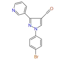 1-(4-Bromophenyl)-3-(pyridin-3-yl)-1H-pyrazole-4-carbaldehyde