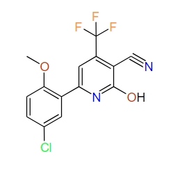 6-(5-Chloro-2-methoxyphenyl)-4-(trifluoromethyl)-2-hydroxypyridine-3-carbonitrile