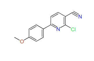2-Chloro-6-(4-methoxyphenyl)nicotinonitrile