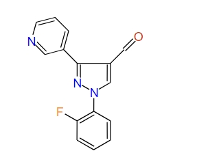 1-(2-Fluorophenyl)-3-(pyridin-3-yl)-1H-pyrazole-4-carbaldehyde