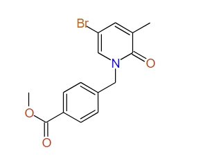 Methyl 4-((5-bromo-3-methyl-2-oxopyridin-1(2H)-yl)methyl)benzoate