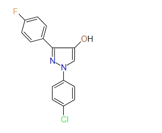 1-(4-Chlorophenyl)-3-(4-fluorophenyl)-1H-pyrazol-4-ol, 97%