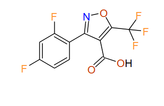 5-(trifluoromethyl)-3-(2,4,-difluorophenyl)-isoxazole-4-carboxylic acid, 97%