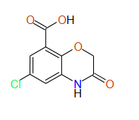 6-Chloro-3,4-dihydro-3-oxo-2H-benzo[b][1,4]oxazine-8-carboxylic acid, 97%
