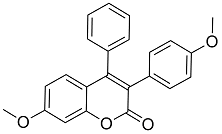 7-Methoxy-3(4’-methoxyphenyl)-4-phenylcoumarin