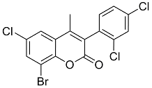 8-Bromo-6-chloro-3(2’,4’-dichlorophenyl)-4-methylcoumarin