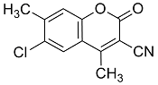 6-Chloro-3-cyano-4,7-dimethylcoumarin