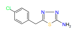 5-(4-Chlorobenzyl)-1,3,4-thiadiazol-2-amine, 97%