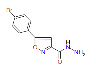 5-(4-Bromophenyl)isoxazole-3-carbohydrazide, 97%