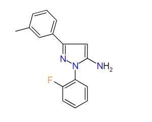 1-(2-Fuorophenyl)-3-m-tolyl-1H-pyrazol-5-amine
