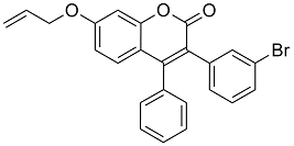 7-Allyloxy-3(3’-bromophenyl)-4-phenyl coumarin