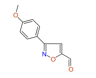 3-(4-Methoxyphenyl)isoxazole-5-carbaldehyde, 97%