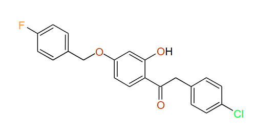 1-(4-(4-Fluorobenzyloxy)-2-hydroxyphenyl)-2-(4-chlorophenyl)ethanone, 97%