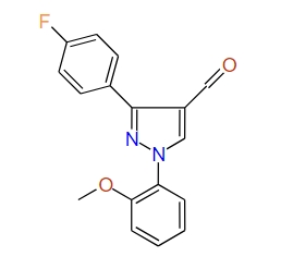 3-(4-Fluorophenyl)-1-(2-methoxyphenyl)-1H-pyrazole-4-carbaldehyde