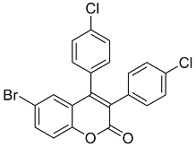 6-Bromo-3,4-di(4’-chlorophenyl)coumarin