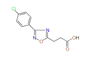 3-(3-(4-Chlorophenyl)-1,2,4-oxadiazol-5-yl)propanoic acid, 97%