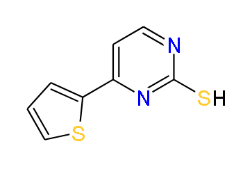 4-(Thiophen-2-yl)pyrimidine-2-thiol, 97%