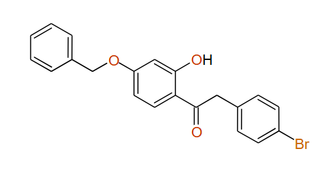 1-(4-(Benzyloxy)-2-hydroxyphenyl)-2-(4-bromophenyl)ethanone, 97%