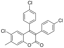 6-Chloro-3,4-di(4’-chlorophenyl)-7-methylcoumarin