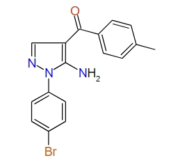 (5-Amino-1-(4-bromophenyl)-1H-pyrazol-4-yl)(p-tolyl)methanone