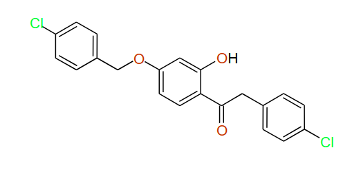 1-(4-(4-Chlorobenzyloxy)-2-hydroxyphenyl)-2-(4-chlorophenyl)ethanone, 97%