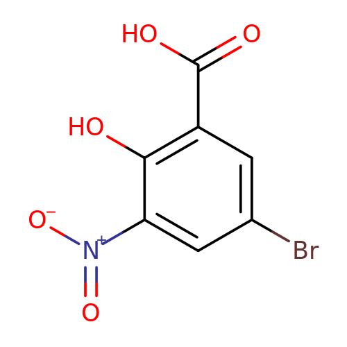 5-Bromo-2-hdyroxy-3-nitro benzoicacid