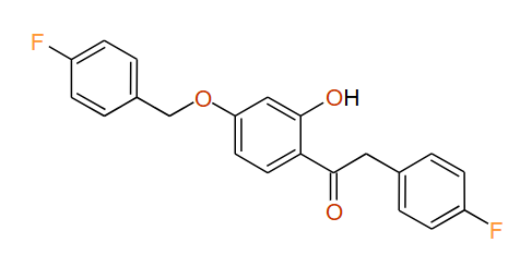 1-(4-(4-Fluorobenzyloxy)-2-hydroxyphenyl)-2-(4-fluorophenyl)ethanone, 97%